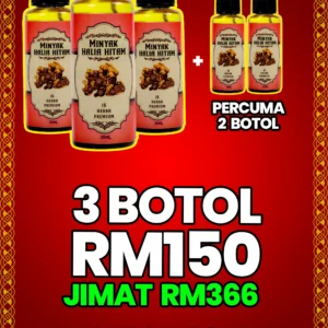 3Botol Percuma 2Botol